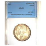 1953 1/2 Balboa NNC MS66 Panama