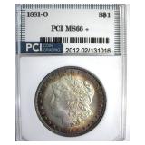 1881-O Morgan MS66+ LISTS $28000