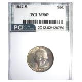 1947-S Quarter MS67 LISTS $175