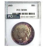 1923 Peace MS66 LISTS $500