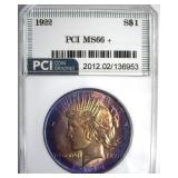 1922 Peace MS66+ LISTS $2500