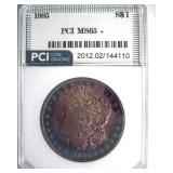1885 Morgan PCI MS65+ Fantastic Color
