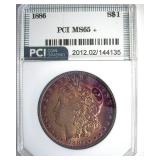 1886 Morgan PCI MS65+ Fabulous Color