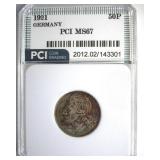 1921 50 Pfennig PCI MS67 Germany