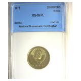 1976 20 Kopeks NNC MS69 PL Russia