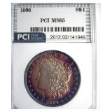 1896 Morgan PCI MS65 Outstanding Color