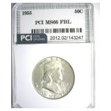 1955 Franklin MS66 FBL LISTS $250
