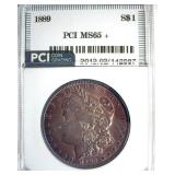 1889 Morgan MS65+ LISTS $425