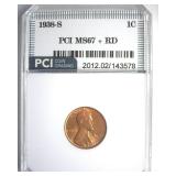 1938-S Cent MS67+ RD LISTS $950