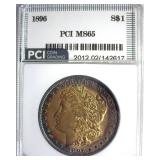 1896 Morgan PCI MS65 Excellent Color