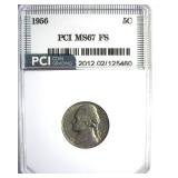 1956 Nickel MS67 FS LISTS $2400