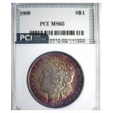 1889 Morgan PCI MS65 Great Color