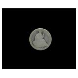 1837 No Stars Dime