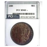 1898 Morgan PCI MS65+ Nice Color