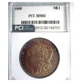 1889 Morgan PCI MS65 Wonderful Color