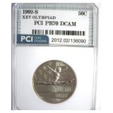 1992-S 50c XXV Olympiad PCI PR70 DCAM