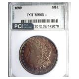 1889 Morgan MS65+ LISTS $425