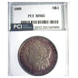 1889 Morgan PCI MS65 Fantastic Color