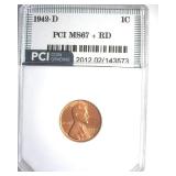 1942-D Cent MS67+ RD LISTS $525