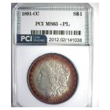 1891-CC Morgan MS65+ PL LISTS $17500