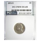 1975-S Nickel PR70 DCAM LISTS $1550