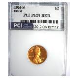 1974-S Cent PR70 DCAM RD LISTS $10000