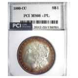 1880-CC Morgan MS66+ PL LISTS $11500