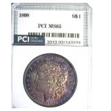 1898 Morgan PCI MS65 Nice Toning