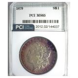 1879 Morgan MS65 LISTS $575