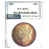 1897 Morgan MS65+ LISTS $550