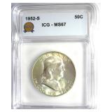 1952-S Franklin ICG MS67 LISTS $600
