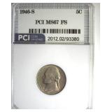 1946-S Nickel MS67 FS LISTS $7000