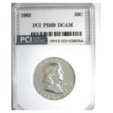 1962 Franklin PR69 DCAM LISTS $3850
