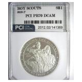 2010-P S$1 Boy Scouts PR70 DCAM LISTS $100