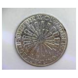 1972-D Silver 10 Mark KM 130 Germany
