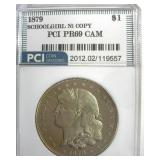 1879 Dollar PCI PR69 CAM Schoolgirl Ni Copy