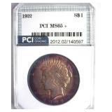 1922 Peace PCI MS65+ Stunning Color
