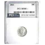 1941 Dime MS66+ LISTS $105
