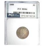 1889 Nickel MS64 LISTS $400