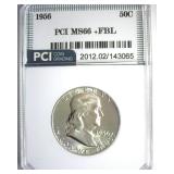 1956 Franklin MS66+ FBL LISTS $350