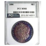 1896 Morgan PCI MS65 Amazing Color