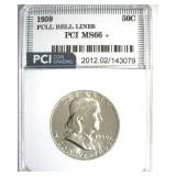 1959 Franklin MS66+ FBL LISTS $3350