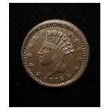 1863 Civil War Token UNC