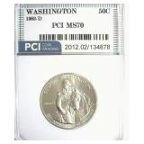 1982-D 50c Washington PCI MS70