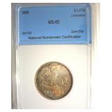 1936 5 Litai NNC MS65 Lithuania
