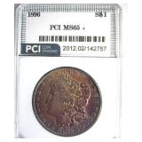 1896 Morgan PCI MS65+ Splendid Color