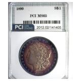 1890 Morgan MS65 LISTS $950