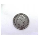 1892 2 Decimos XF Ecuador
