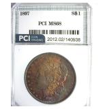 1897 Morgan MS68 LISTS $80000