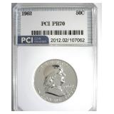 1962 Franklin PR70 LISTS $275 IN 69